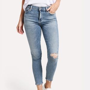 Citizens of humanity Women's Rocket Crop high rise skinny jeans